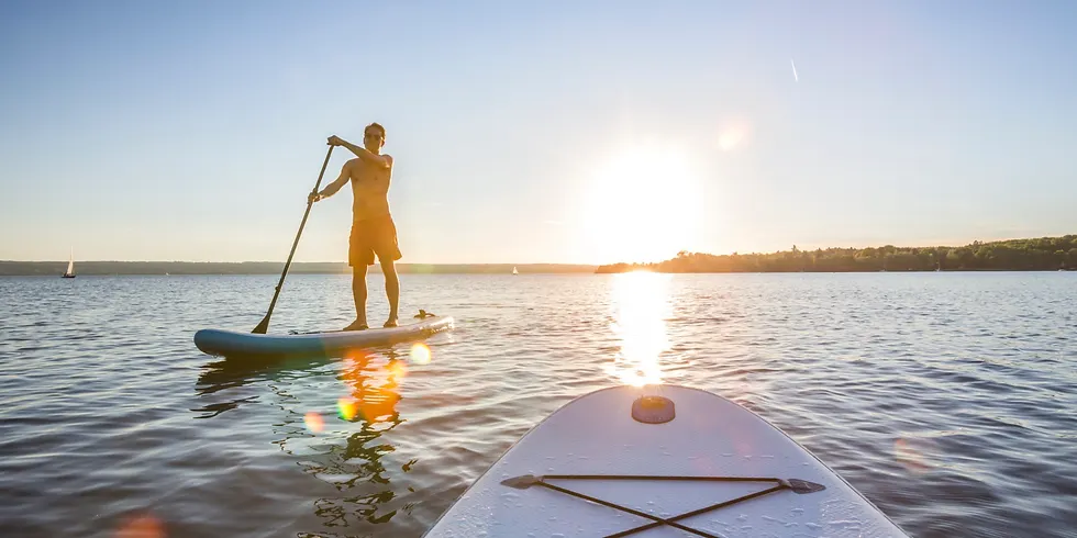 Stand Up Paddling Reloaded am Bleibtreusee bei Brühl